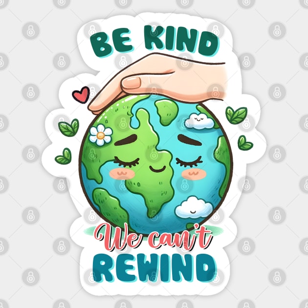 Be Kind we cant rewind Sticker by MZeeDesigns